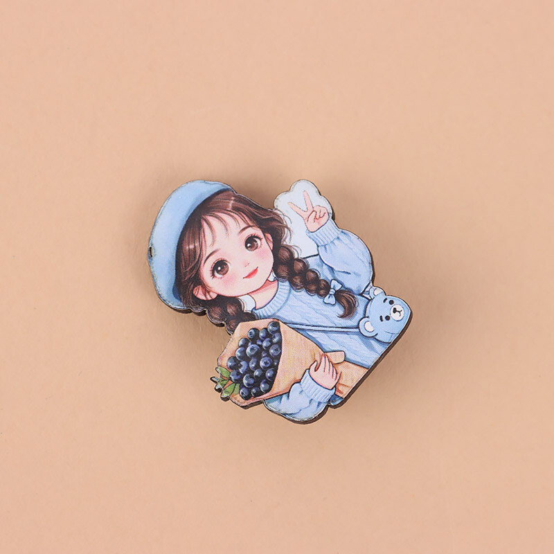 گیره سر پارسام طرح دختر گل به دست کد 1010057