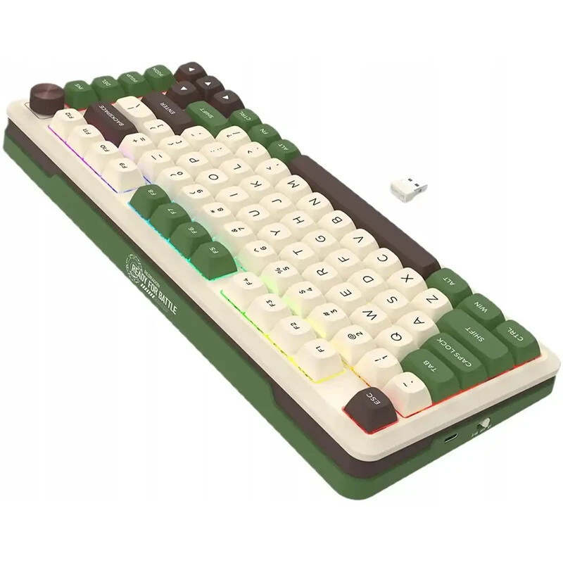 کیبورد بی سیم گیمینگ ردراگون CYRUS K681 PRO Leopard L Switch