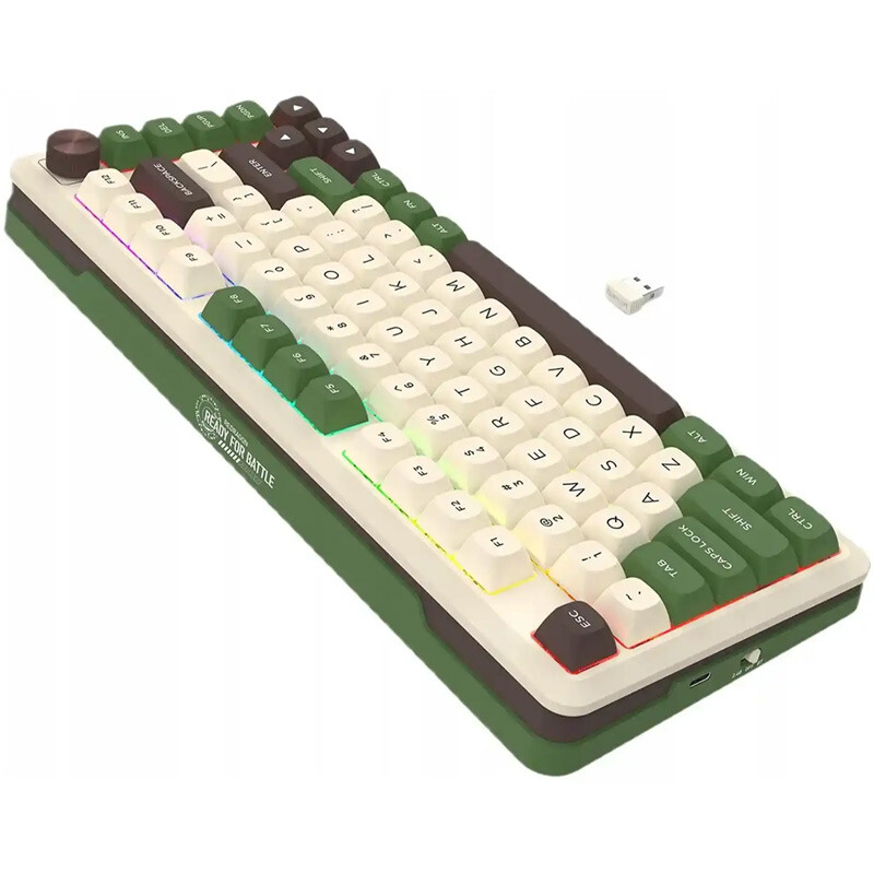 کیبورد بی سیم گیمینگ ردراگون CYRUS K681 PRO Leopard L Switch