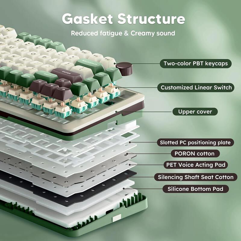 کیبورد بی سیم گیمینگ ردراگون CYRUS K681 PRO Leopard L Switch