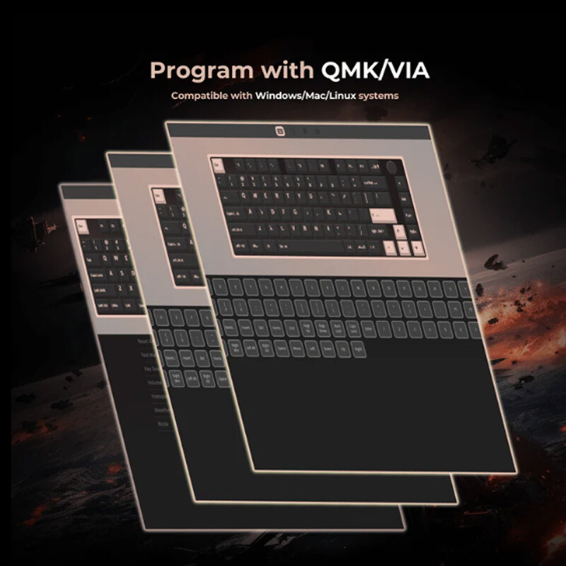 کیبورد بی سیم گیمینگ ردراگون FINKE K715 PRO