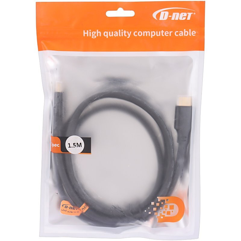 کابل HDMI 4K دی نت D-Net طول 1.5 متر کد 2