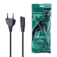 کابل برق دو پین لپ تاپ کانکت طول 1.2 متر