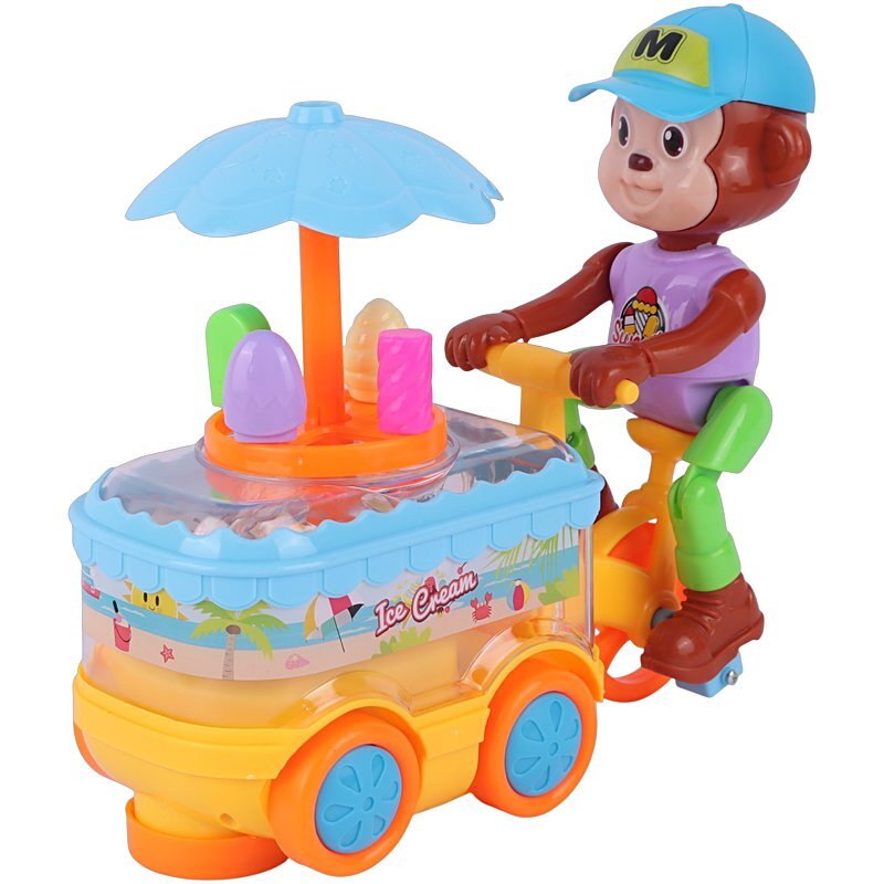 اسباب بازی میمون بستنی فروش موزیکال Le Xuan Di Toys NO.802 کد 101982