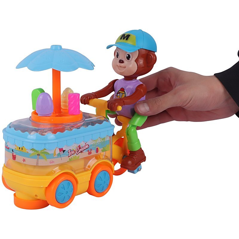 اسباب بازی میمون بستنی فروش موزیکال Le Xuan Di Toys NO.802 کد 101982