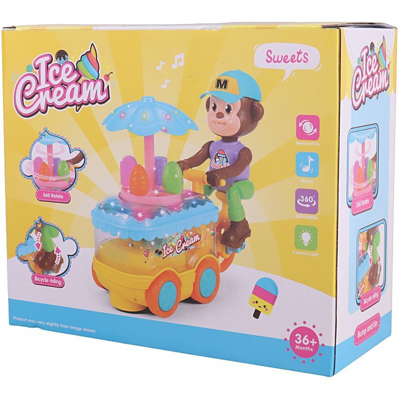 اسباب بازی میمون بستنی فروش موزیکال Le Xuan Di Toys NO.802 کد 101982