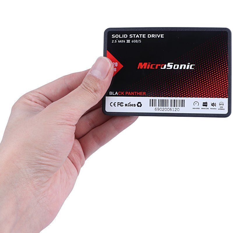 حافظه SSD میکروسونیک Microsonic Black Panther 120GB