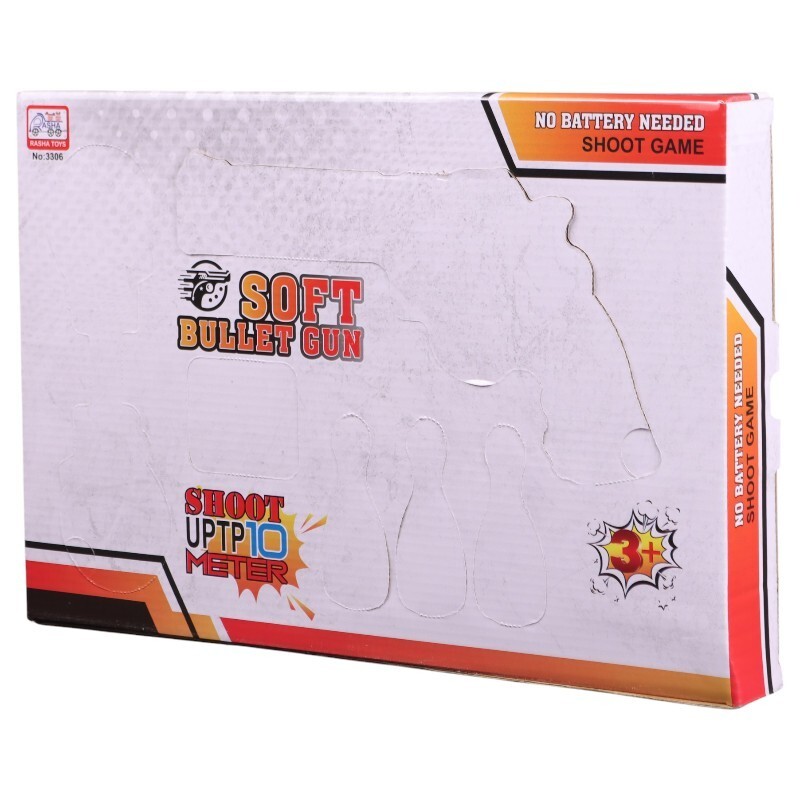 ست اسباب بازی تفنگ هفت تیر و دستبند راشا تویز No.3306 کد 201154