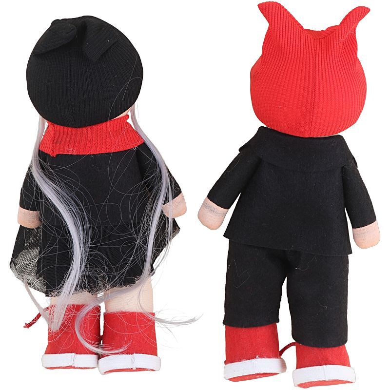 عروسک پارچه ای روسی دختر و پسر 20 سانتی متر