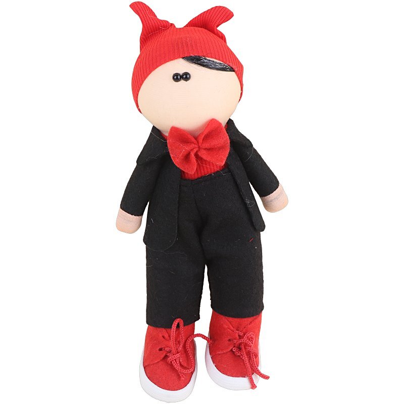 عروسک پارچه ای روسی دختر و پسر 20 سانتی متر