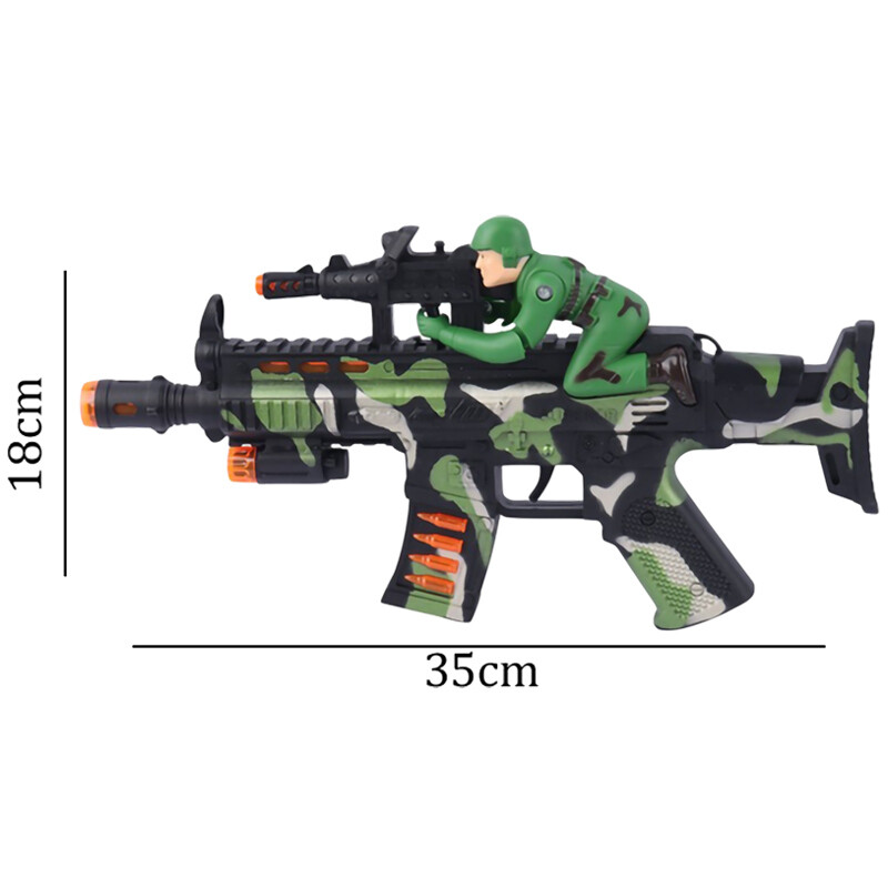 تفنگ مسلسل اسباب بازی موزیکال NO.968 کد 101024