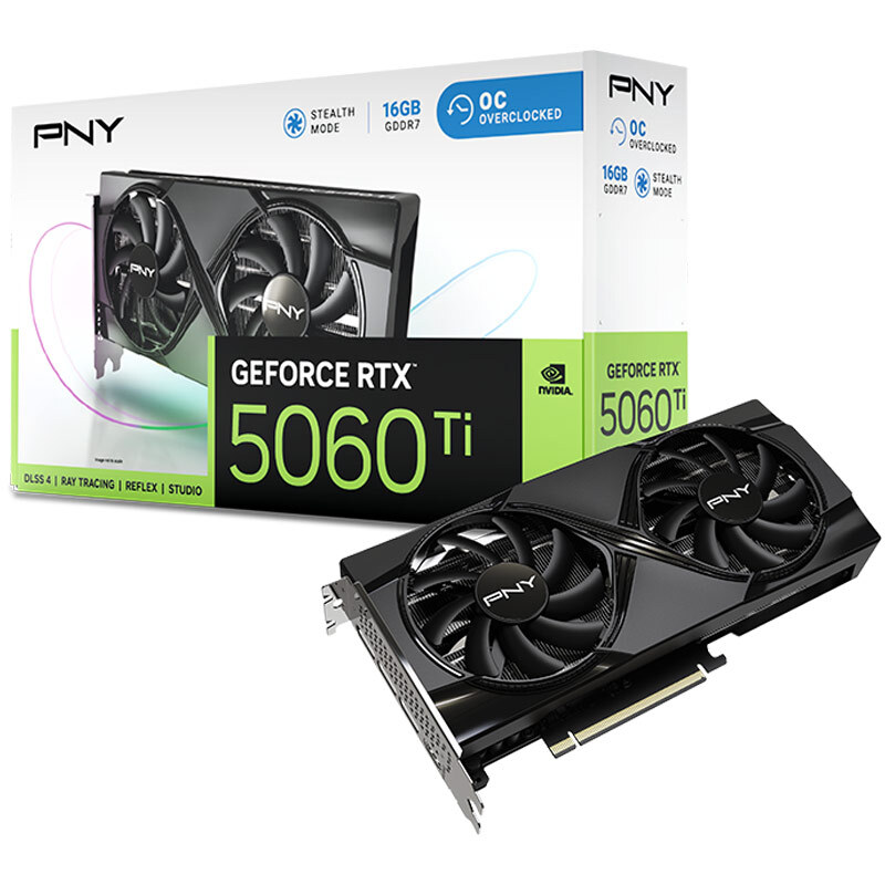 کارت گرافیک PNY GeForce RTX 5060 Ti OC 16GB GDDR7 128Bit