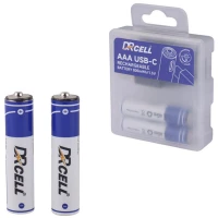 باتری دوتایی نیم قلمی شارژی DRcell 3AC800 AAA 533mAh