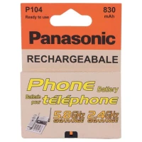 باتری تلفن بی سیم Panasonic P104 830mAh
