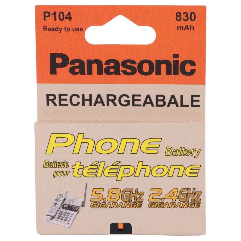 باتری تلفن بی سیم Panasonic P104 830mAh