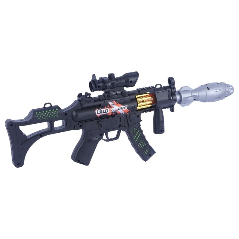 تفنگ اسباب بازی موزیکال دودزا Mei Zhi NO.8645 کد 101243