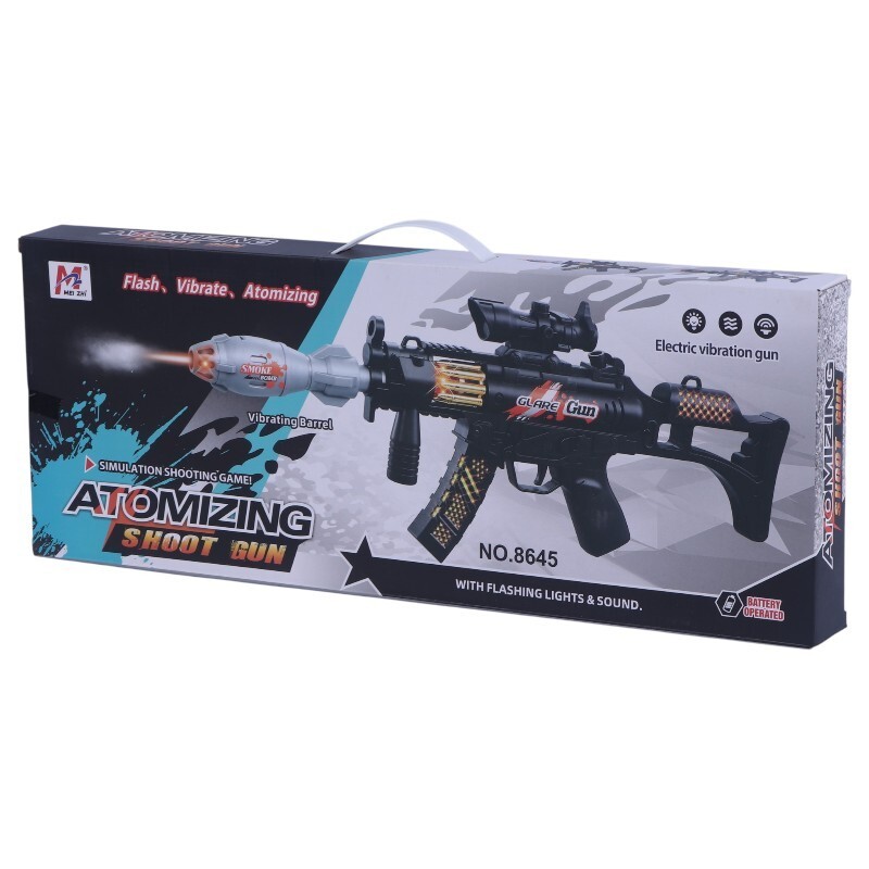 تفنگ اسباب بازی موزیکال دودزا Mei Zhi NO.8645 کد 101243