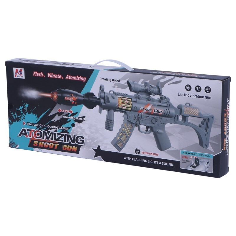 تفنگ اسباب بازی موزیکال دودزا Mei Zhi NO.8645 کد 101243