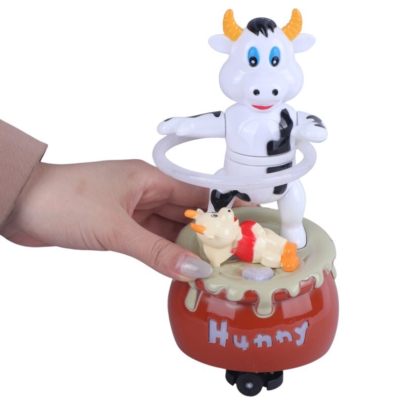 اسباب بازی گاو بشکه سوار موزیکال رقاص Dong Xin NO.A506 کد 101842