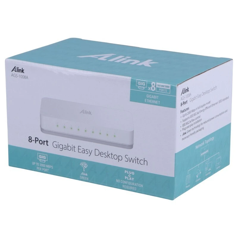 سوییچ 8 پورت ای لینک AGS-1008A