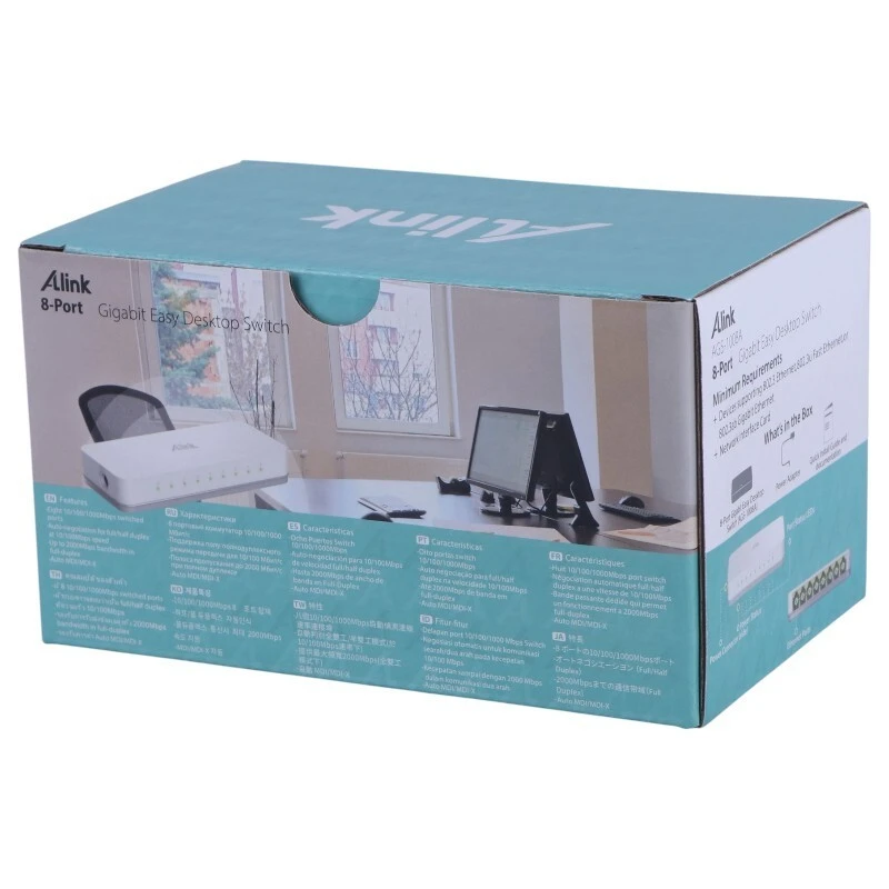 سوییچ 8 پورت ای لینک AGS-1008A