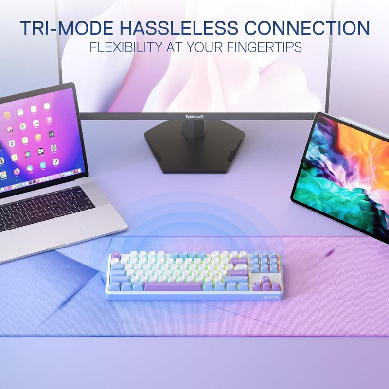 کیبورد بی سیم گیمینگ ردراگون Star Blade K707 PRO