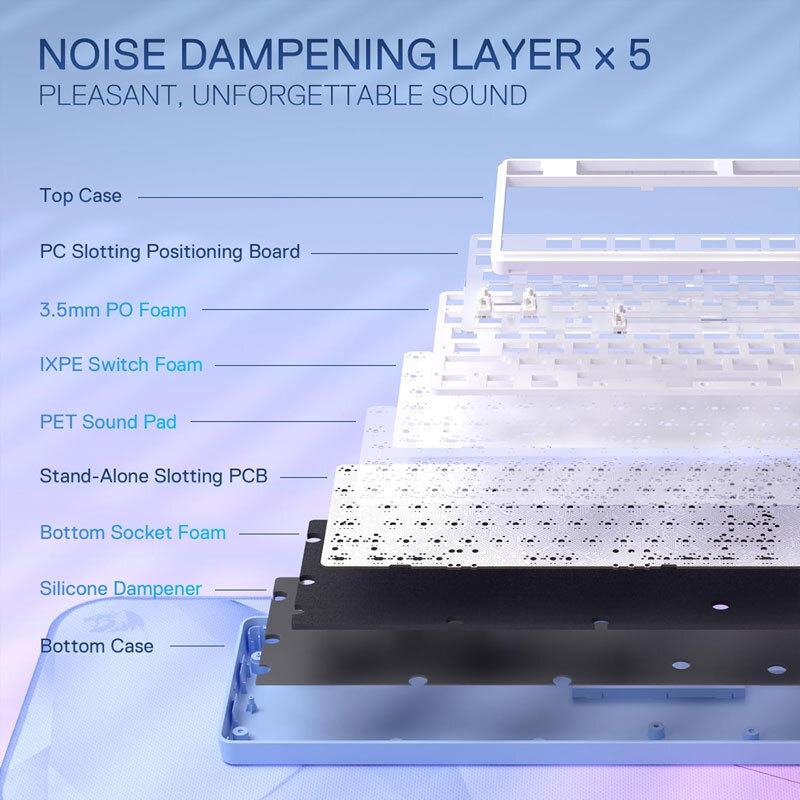 کیبورد بی سیم گیمینگ ردراگون Star Blade K707 PRO