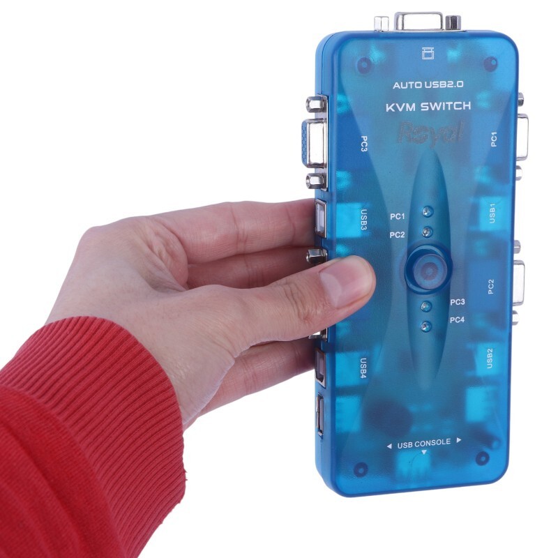 سوییچ KVM اتوماتیک چهار پورت رویال 104UK