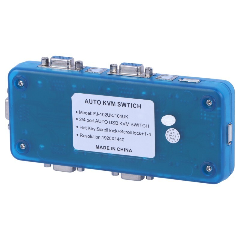 سوییچ KVM اتوماتیک چهار پورت رویال 104UK