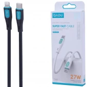 کابل تایپ سی به لایتنینگ فست شارژ 27 وات دادو DC-C179 طول 1 متر