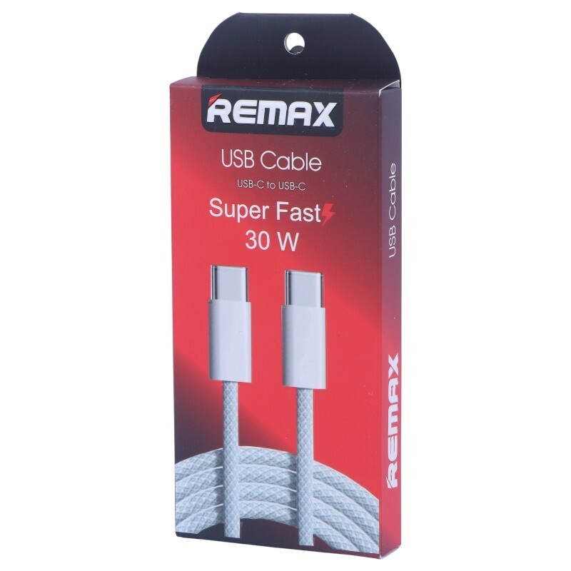 کابل دو سر تایپ سی فست شارژ 30 وات ریمکس High Copy طول 1 متر