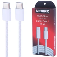 کابل دو سر تایپ سی فست شارژ 30 وات ریمکس High Copy طول 1 متر