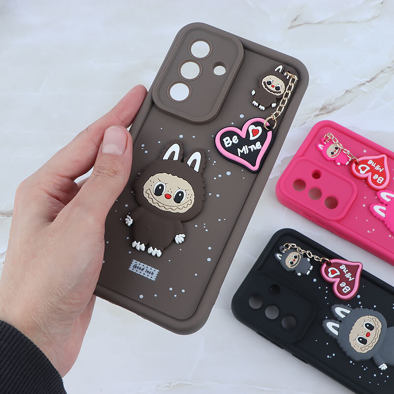 قاب سولید طرح لبوبو برجسته آویزدار