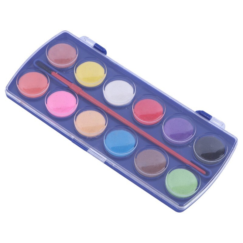 آبرنگ 12 رنگ فانتزی K-202