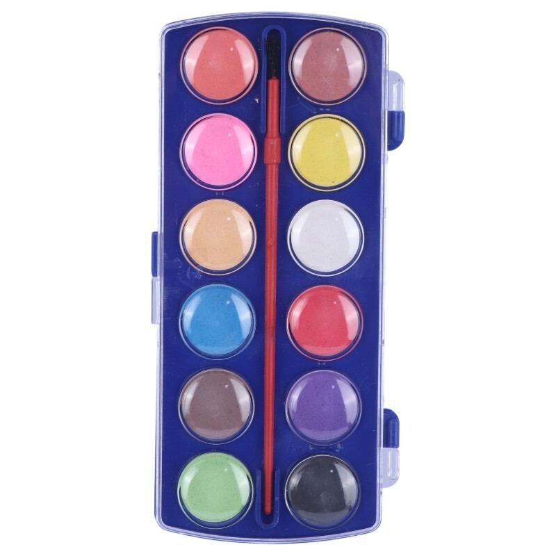 آبرنگ 12 رنگ فانتزی K-202