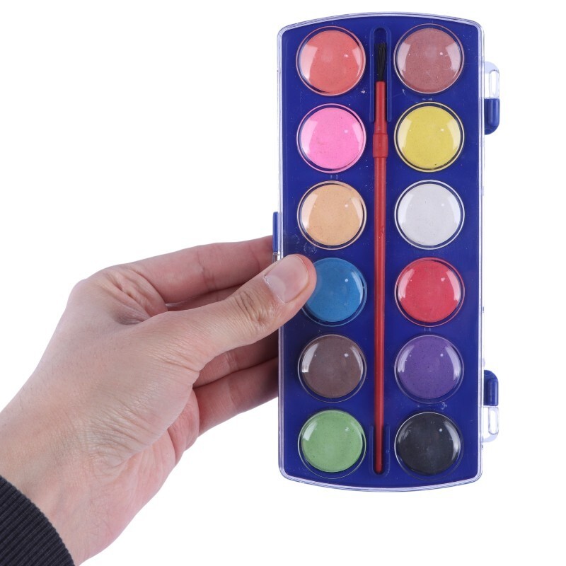 آبرنگ 12 رنگ فانتزی K-202