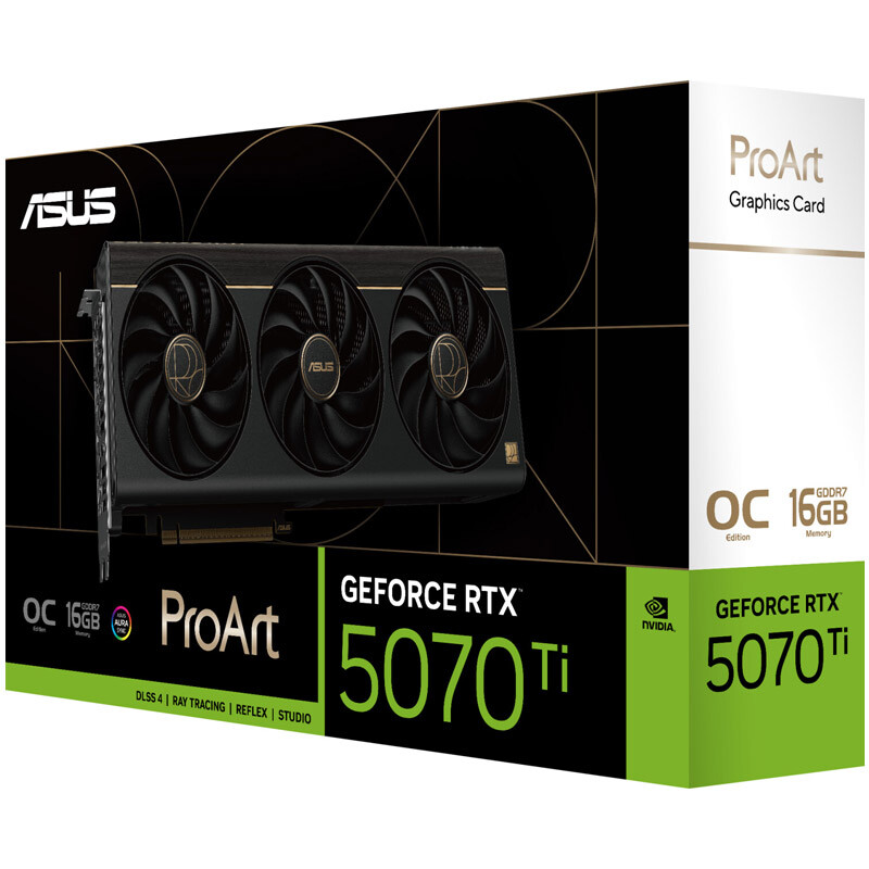 کارت گرافیک ASUS ProArt GeForce RTX 5070 Ti OC Edition 16GB GDDR7 256Bit