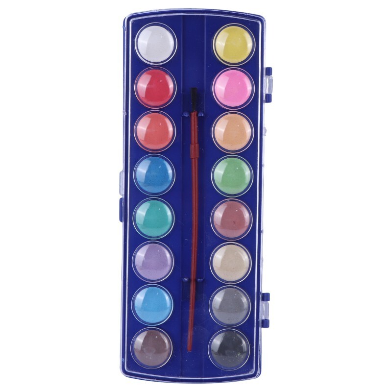 آبرنگ 16 رنگ فانتزی K-203