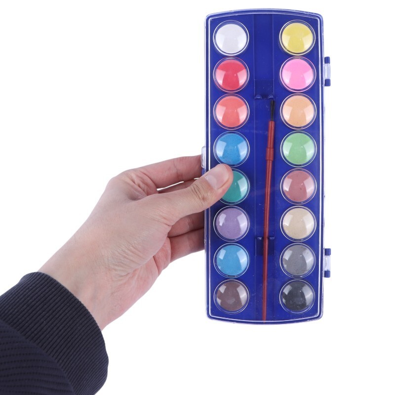 آبرنگ 16 رنگ فانتزی K-203