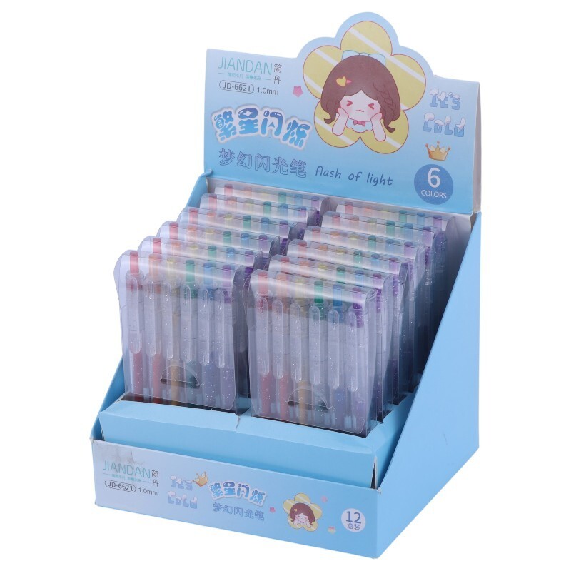 روان نویس اکلیلی جیاندان 1 میلی متر JD-6621 بسته 6 عددی