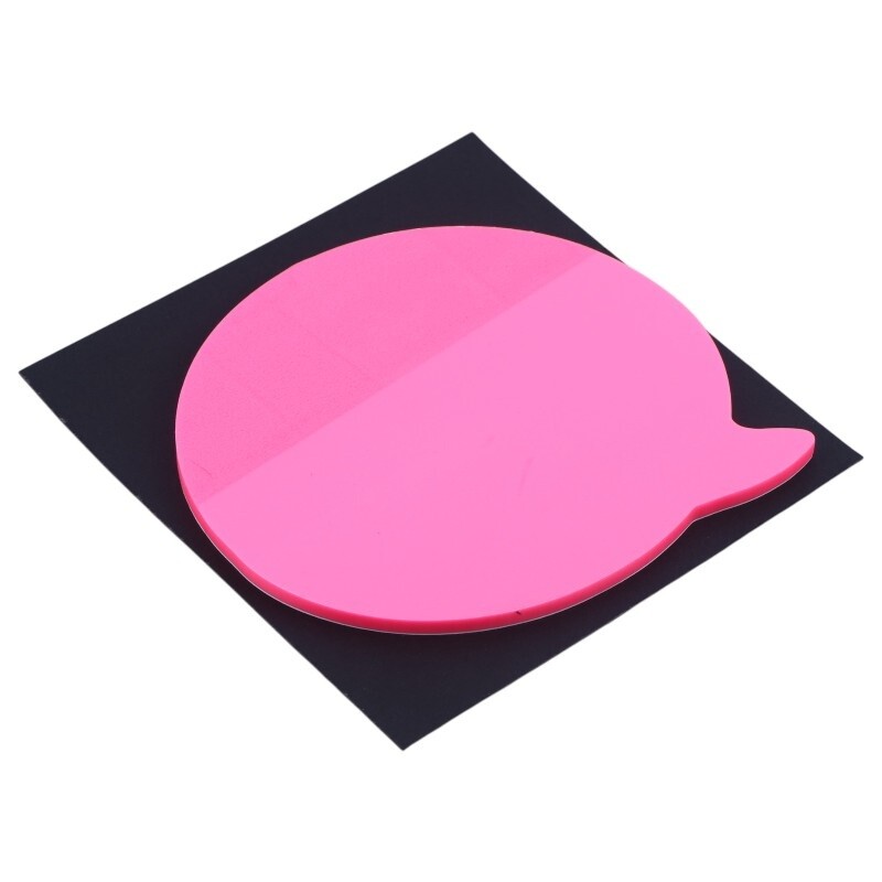 کاغذ یادداشت چسب دار شفاف رنگی 50 برگ Pet-3302 سایز 7.6*7.6 سانتی متر