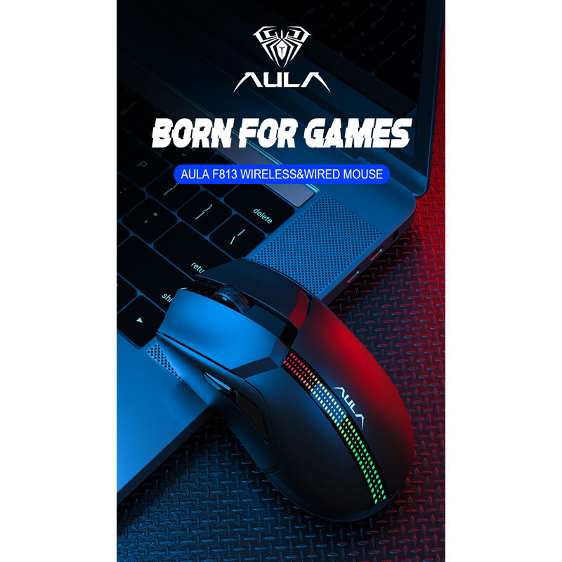 موس بی سیم گیمینگ آئولا Wind F813
