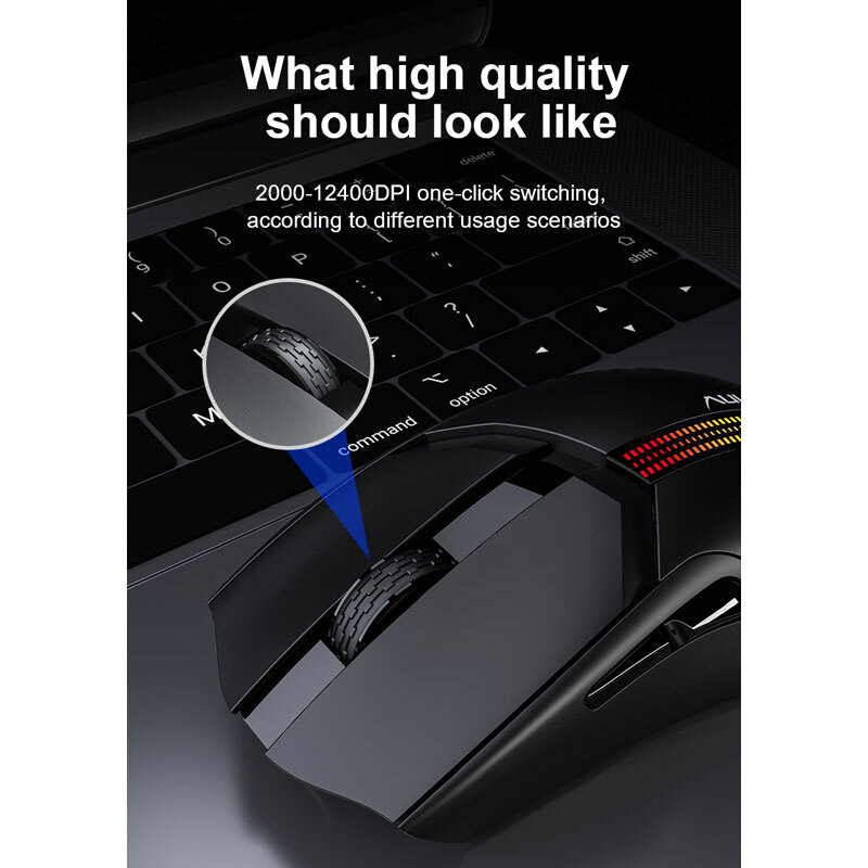 موس بی سیم گیمینگ آئولا Wind F813