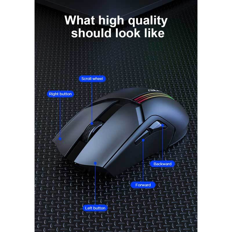 موس بی سیم گیمینگ آئولا Wind F813