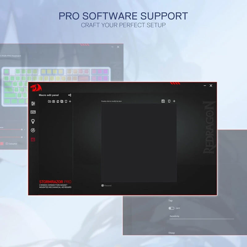 کیبورد بی سیم گیمینگ ردراگون Star Blade K707 Pro Anime