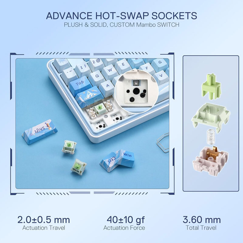 کیبورد بی سیم گیمینگ ردراگون Star Blade K707 Pro Anime