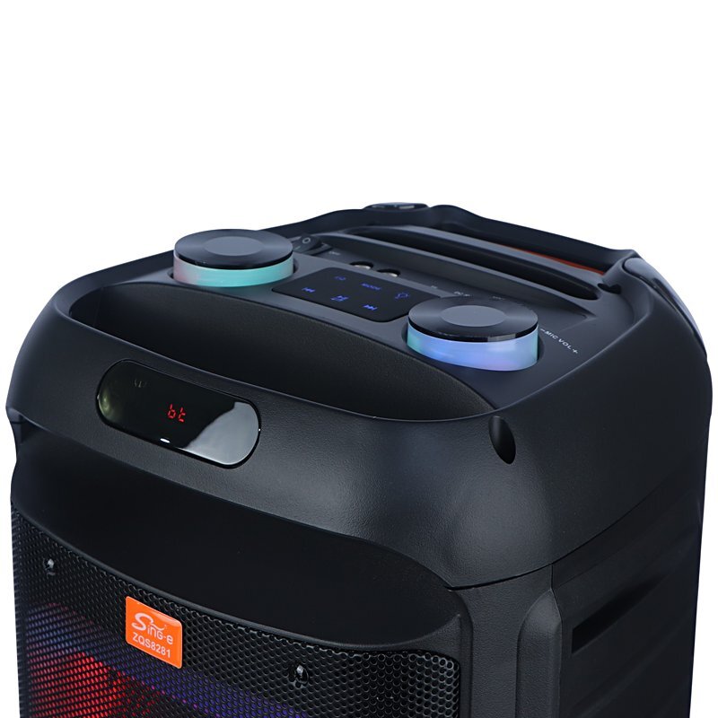 اسپیکر چمدانی بلوتوثی سینگ ای ZQS8281 + میکروفون و ریموت کنترل