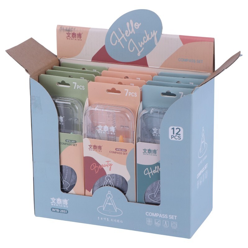 ست لوازم تحریر 7 عددی Wentaibo WTB-2851