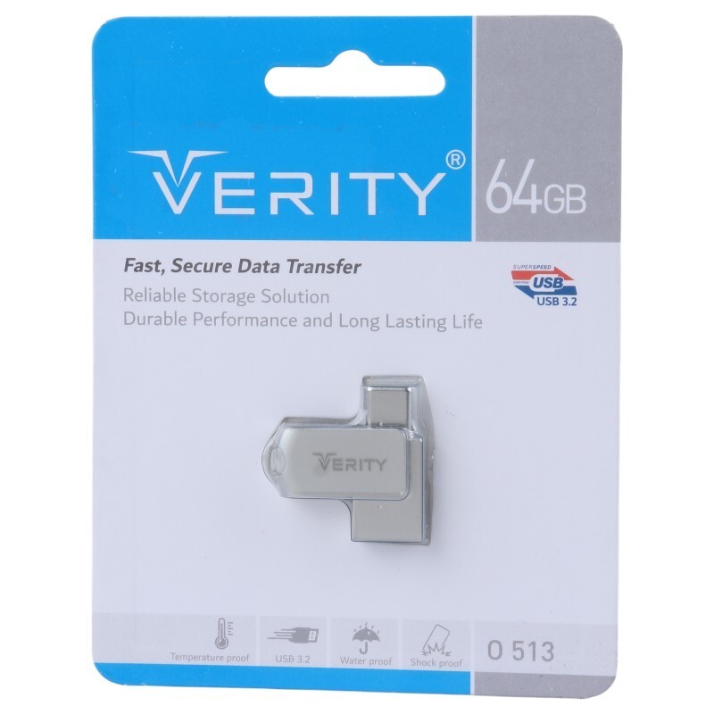 فلش 64 گیگ وریتی Verity O513 OTG Type-C USB3.2
