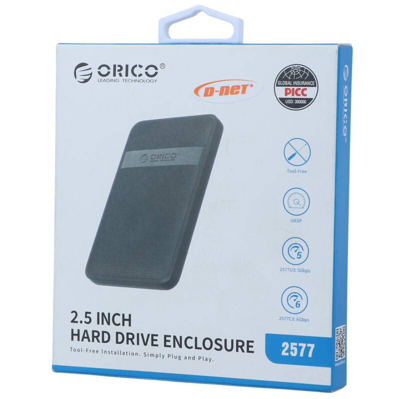 باکس هارد 2.5 اینچی HDD/SSD اوریکو 2577U3-V1